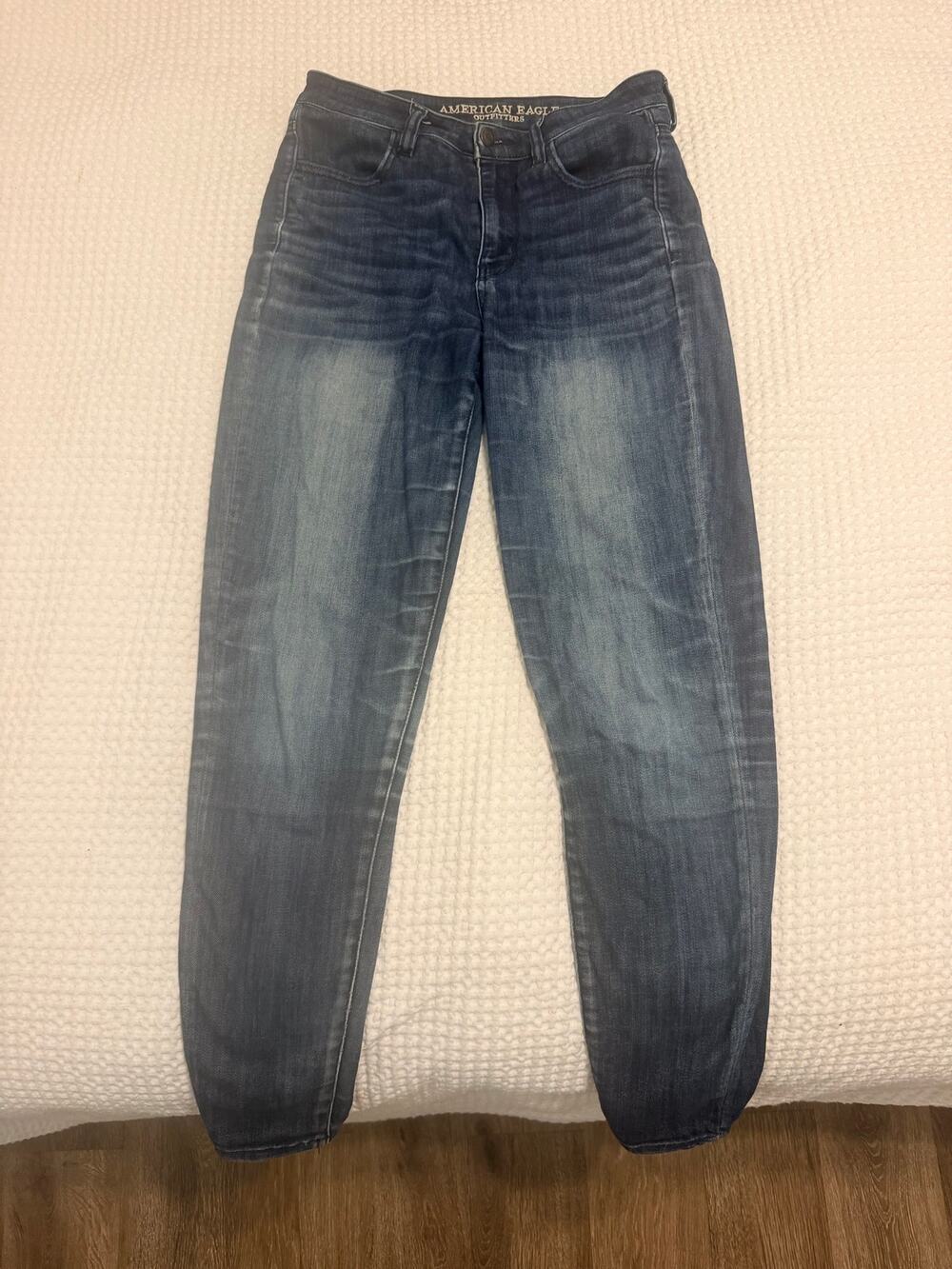 American Eagle Next Level Stretch Skinny Jegging 4 Regular Dark Wash